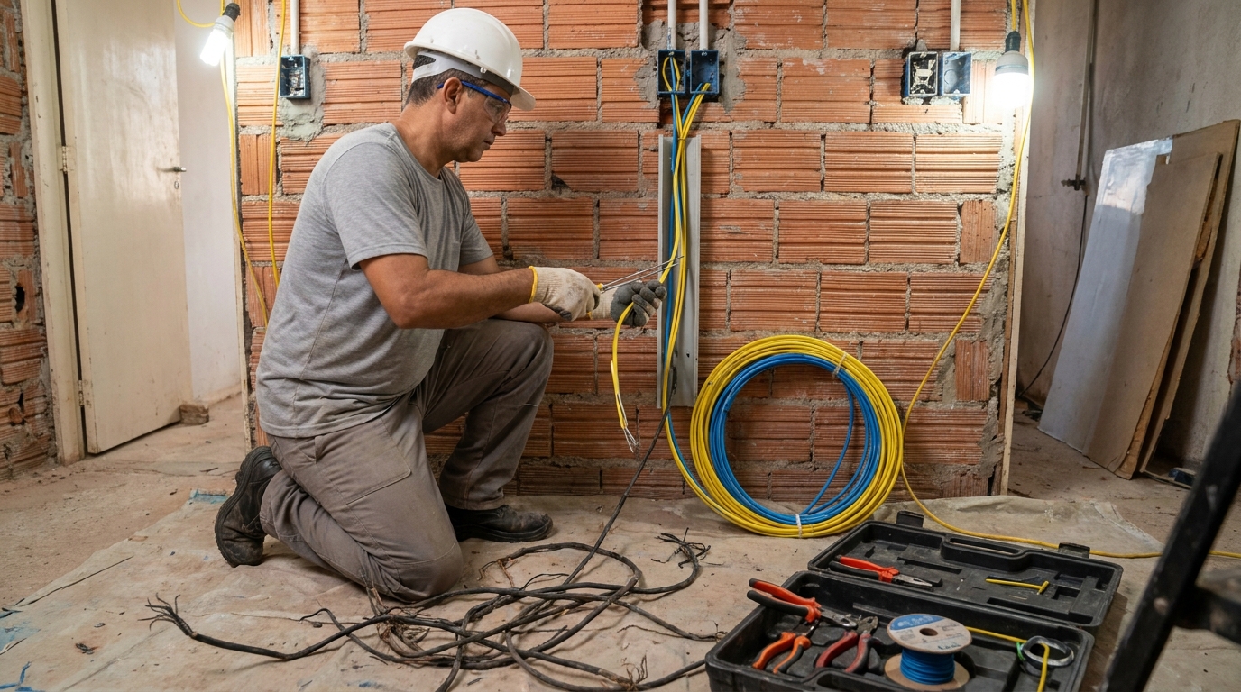 Adequação de Fiação no IAPI, Osasco‑SP