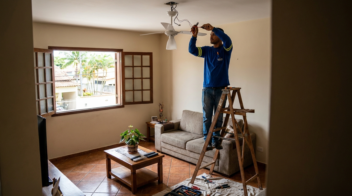 Reforço de Suporte no Teto no IAPI, Osasco‑SP