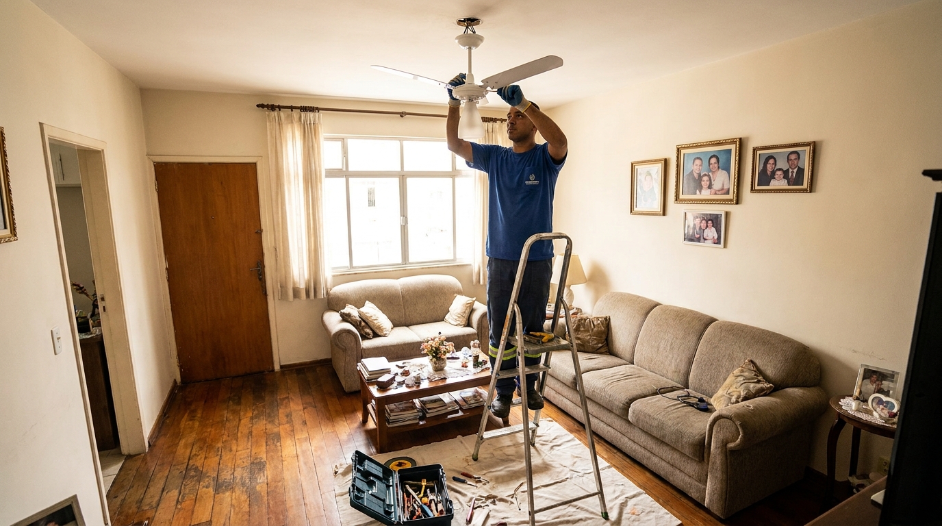 Substituição de Ventilador no IAPI, Osasco‑SP
