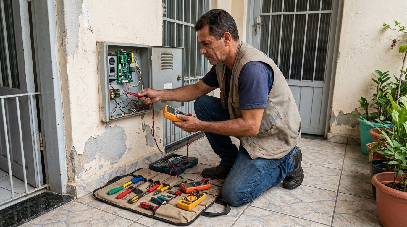 Troca de Fiação de Interfone na Bela Vista, Osasco‑SP